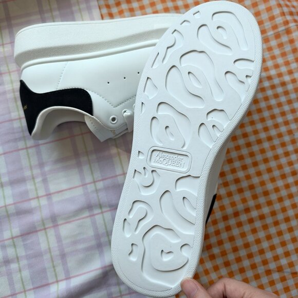 Alexander McQueen White Platform Sneakers - Picture 4 of 6